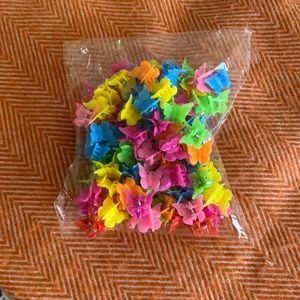 Butterfly hair clips mini